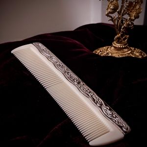 Antique Silver Comb